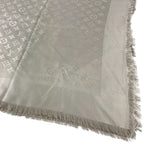 Louis Vuitton Shawl Monogram Silk Beige Scarf — view 5