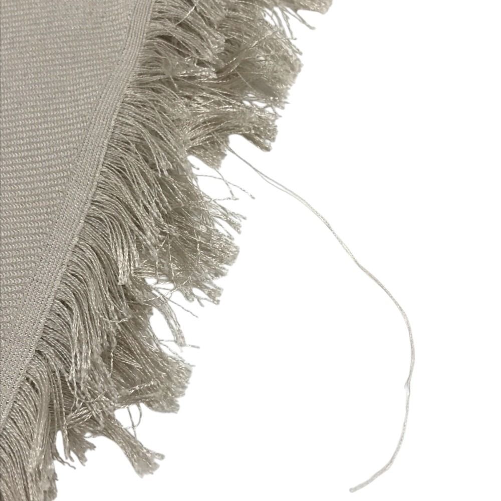 Louis Vuitton Shawl Monogram Silk Beige Scarf — view 8