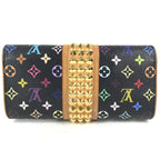 Louis Vuitton Second Bag Pochette Courtney Monogram Multicolor Canvas Noir Black — view 2