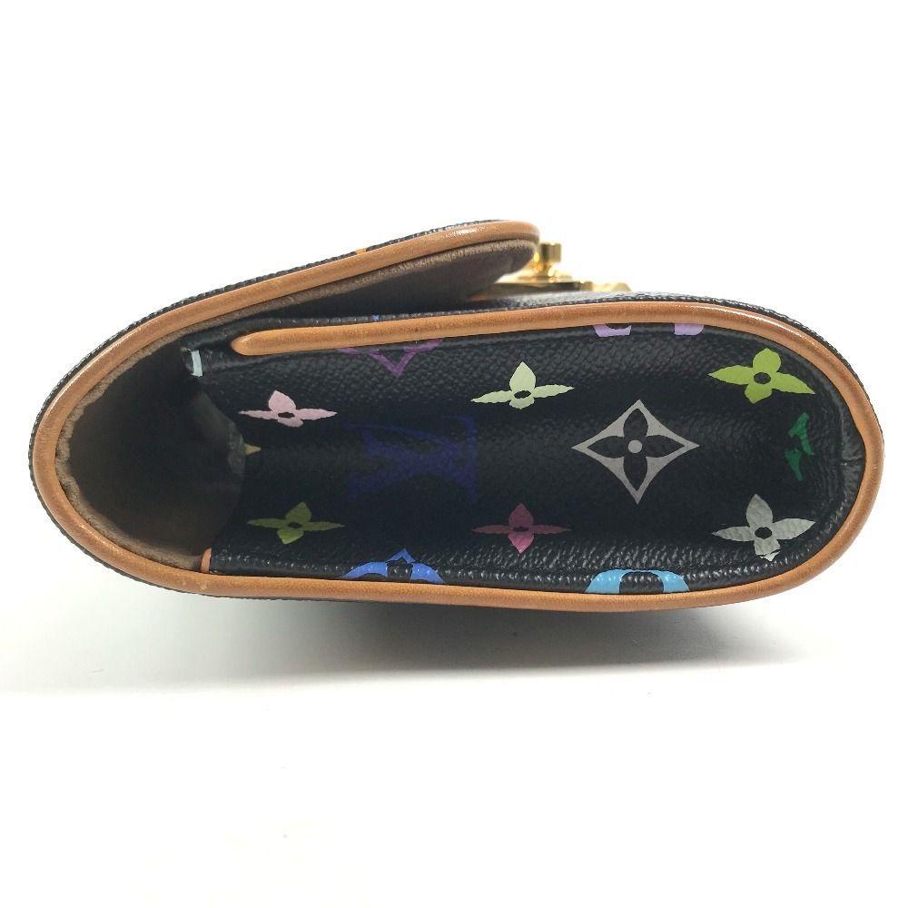 Louis Vuitton Second Bag Pochette Courtney Monogram Multicolor Canvas Noir Black — view 3