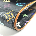 Louis Vuitton Second Bag Pochette Courtney Monogram Multicolor Canvas Noir Black — view 6