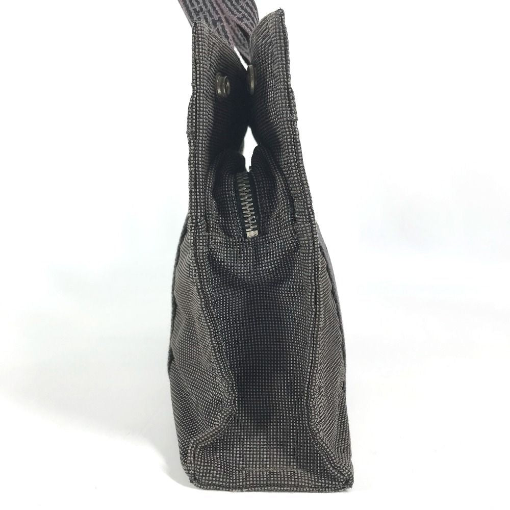Hermes Handbag Herline Tote PM Canvas Gray — view 3