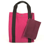 Hermes Handbag Sac Doppler Junomard PM Canvas Pink