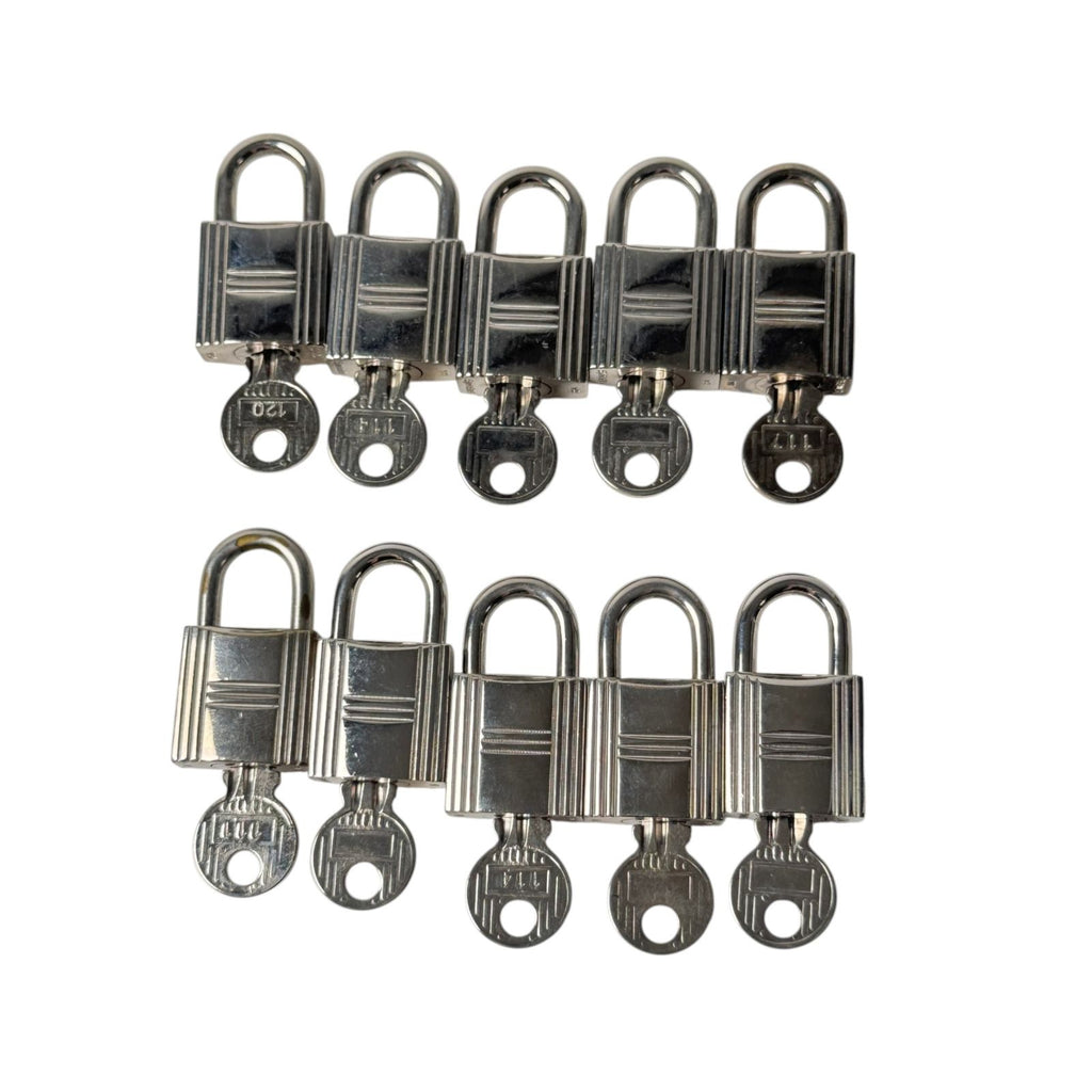 Hermes Padlock Silver Set