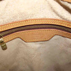 Louis Vuitton Monogram Bucket GM Tote Bag Hand Pattern Leather Brown — view 7