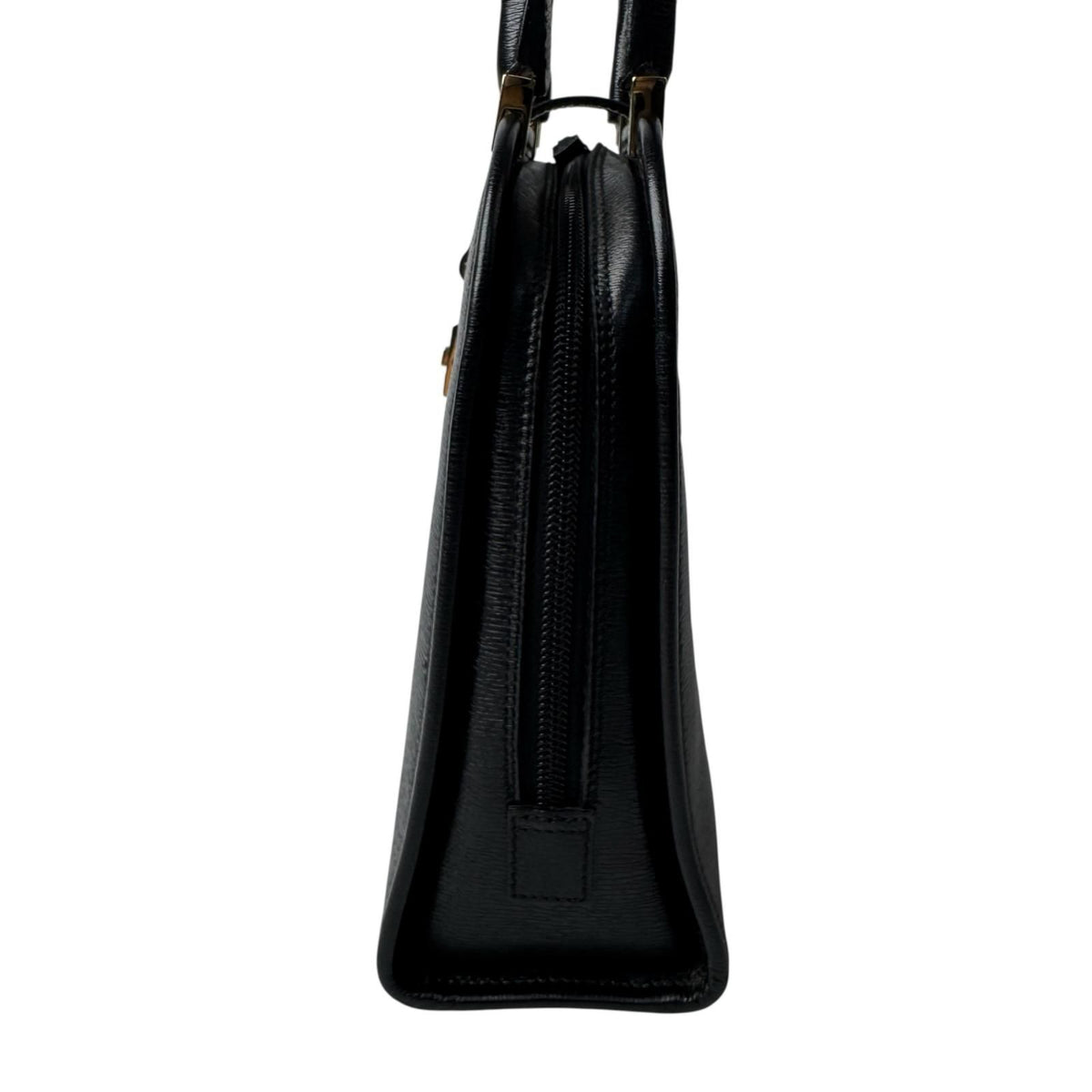 Gucci Jackie Handbag Leather Black Gold — view 3