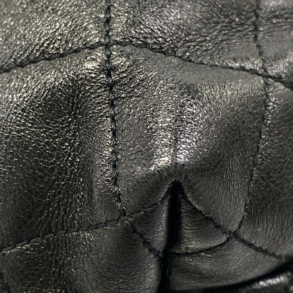 Saint Laurent Paris Tote Bag Icare Maxi Shopping Black Lambskin — view 7