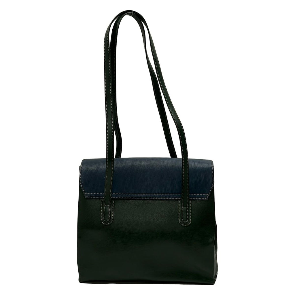 Loewe Shoulder Bag Velazquez Green Blue Gold Leather — view 3