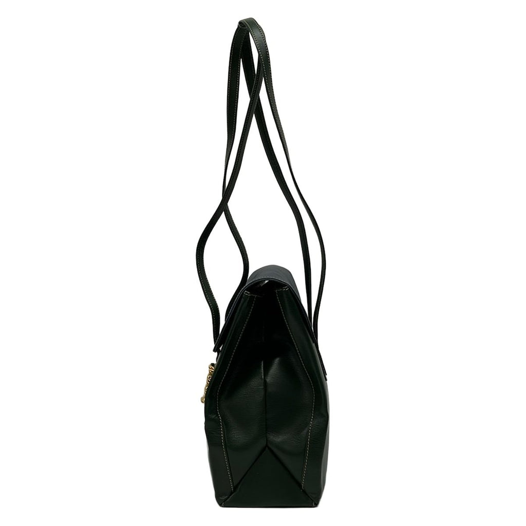 Loewe Shoulder Bag Velazquez Green Blue Gold Leather — view 4