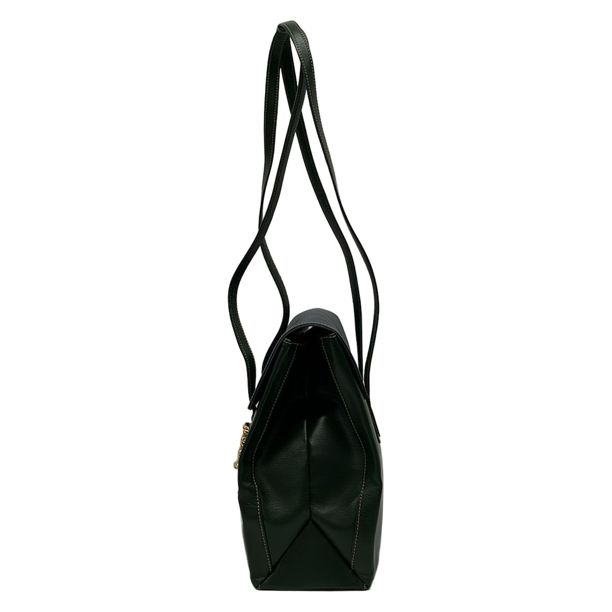Loewe Shoulder Bag Velazquez Green Blue Gold Leather — view 4
