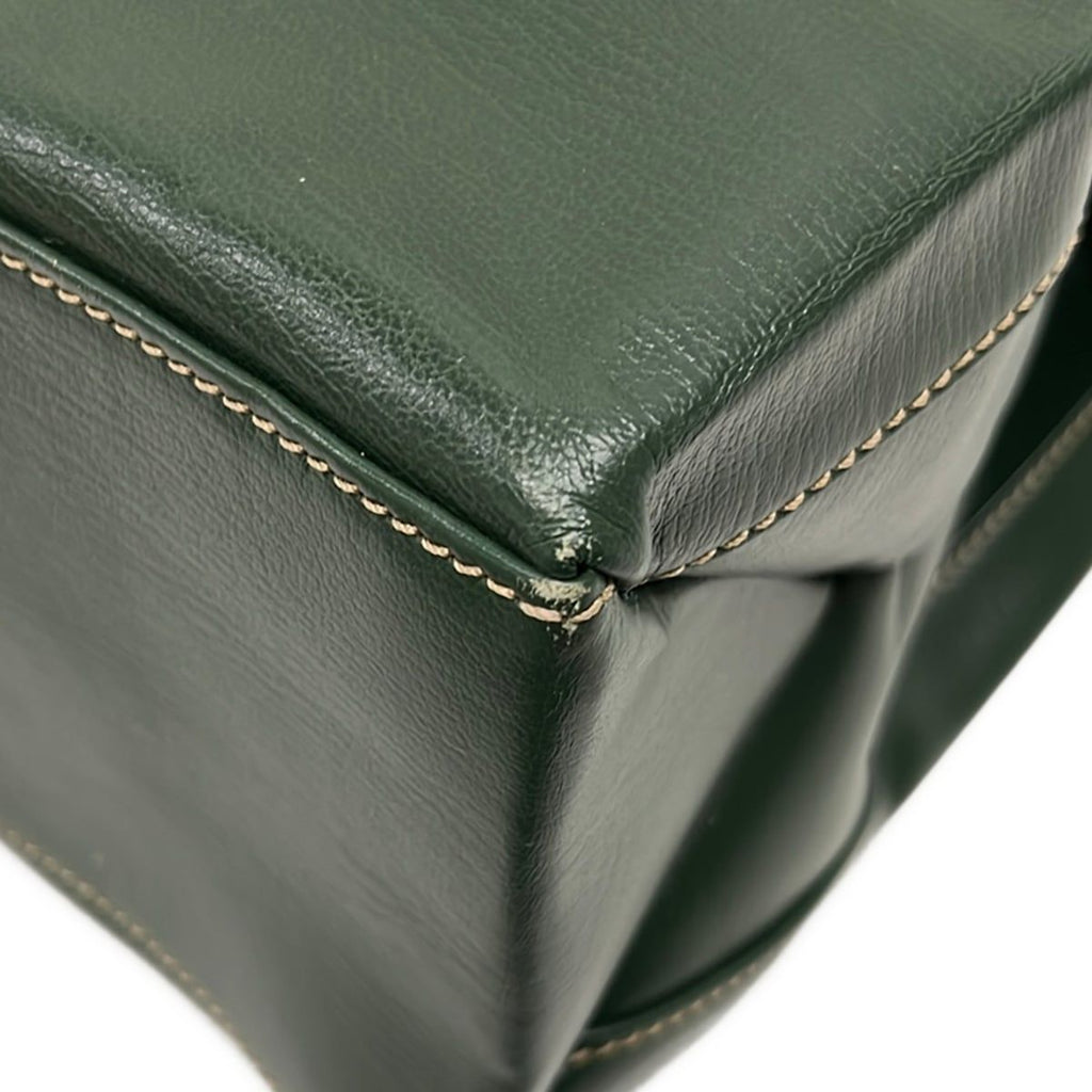 Loewe Shoulder Bag Velazquez Green Blue Gold Leather — view 6
