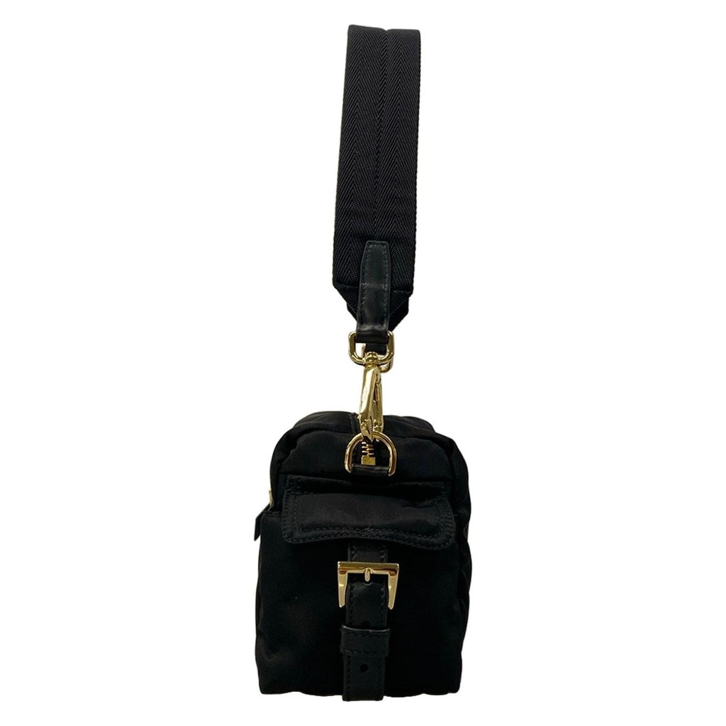 Prada Handbag Explorer Small Black Re-Nylon Leather — view 4