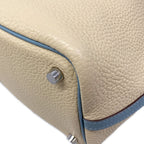 Hermes Handbag Picotin PM Parchemin Ciel Bicolor Silver — view 8