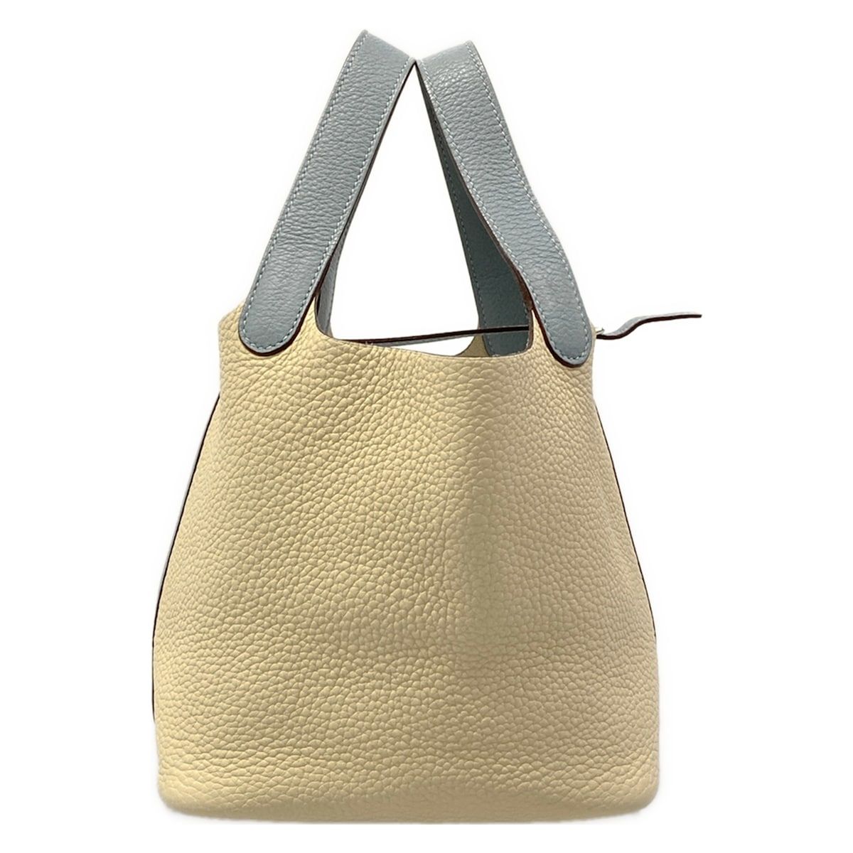 Hermes Handbag Picotin PM Parchemin Ciel Bicolor Silver — view 3