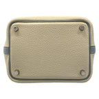 Hermes Handbag Picotin PM Parchemin Ciel Bicolor Silver — view 5