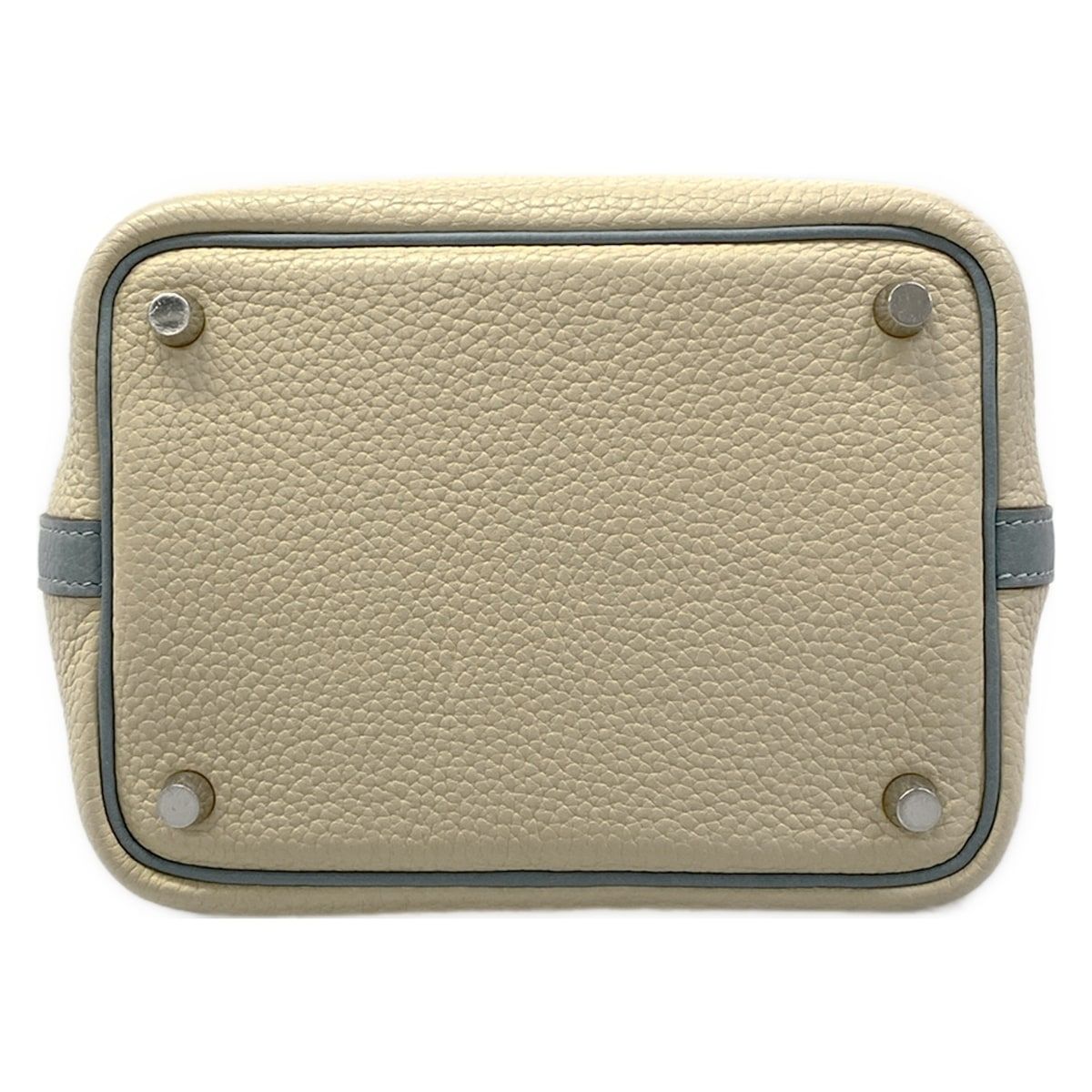 Hermes Handbag Picotin PM Parchemin Ciel Bicolor Silver — view 5
