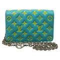 Louis Vuitton Shoulder Bag Coussin Pochette Mint Yellow Leather