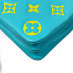 Louis Vuitton Shoulder Bag Coussin Pochette Mint Yellow Leather — view 6