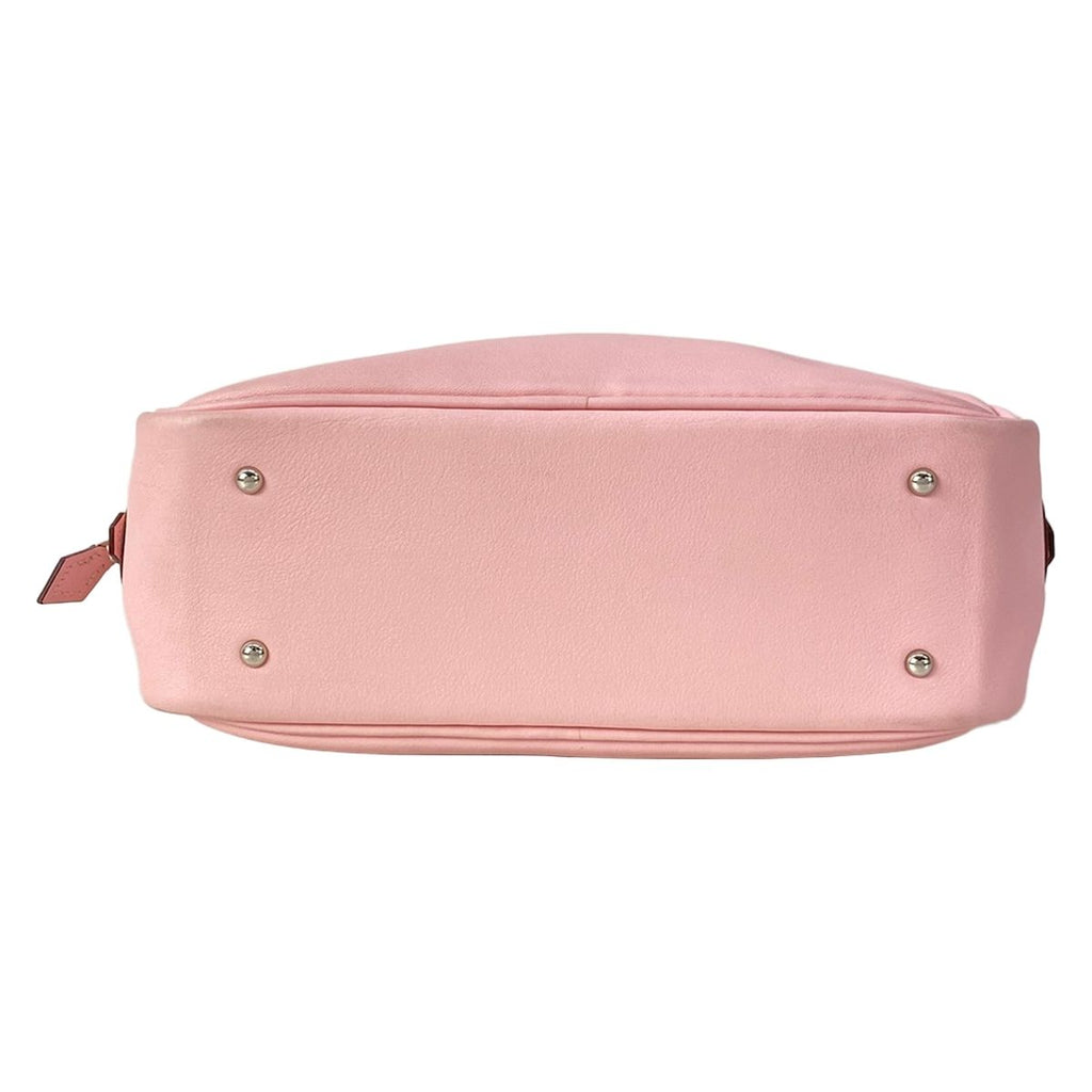 Hermes Handbag Mini Plume 20 Rose Sakura Silver — view 5