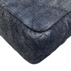 Chanel Shoulder Bag 2.55 Quilted Dark Navy Mademoiselle Chain Vintage Gold — view 8