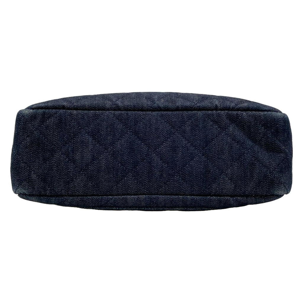 Chanel Shoulder Bag 2.55 Quilted Dark Navy Mademoiselle Chain Vintage Gold — view 5