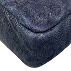 Chanel Shoulder Bag 2.55 Quilted Dark Navy Mademoiselle Chain Vintage Gold — view 6