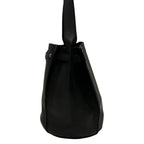 Celine Shoulder Bag Big Bucket with Long Strap Black Leather — view 4