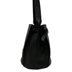 Celine Shoulder Bag Big Bucket with Long Strap Black Leather — view 2