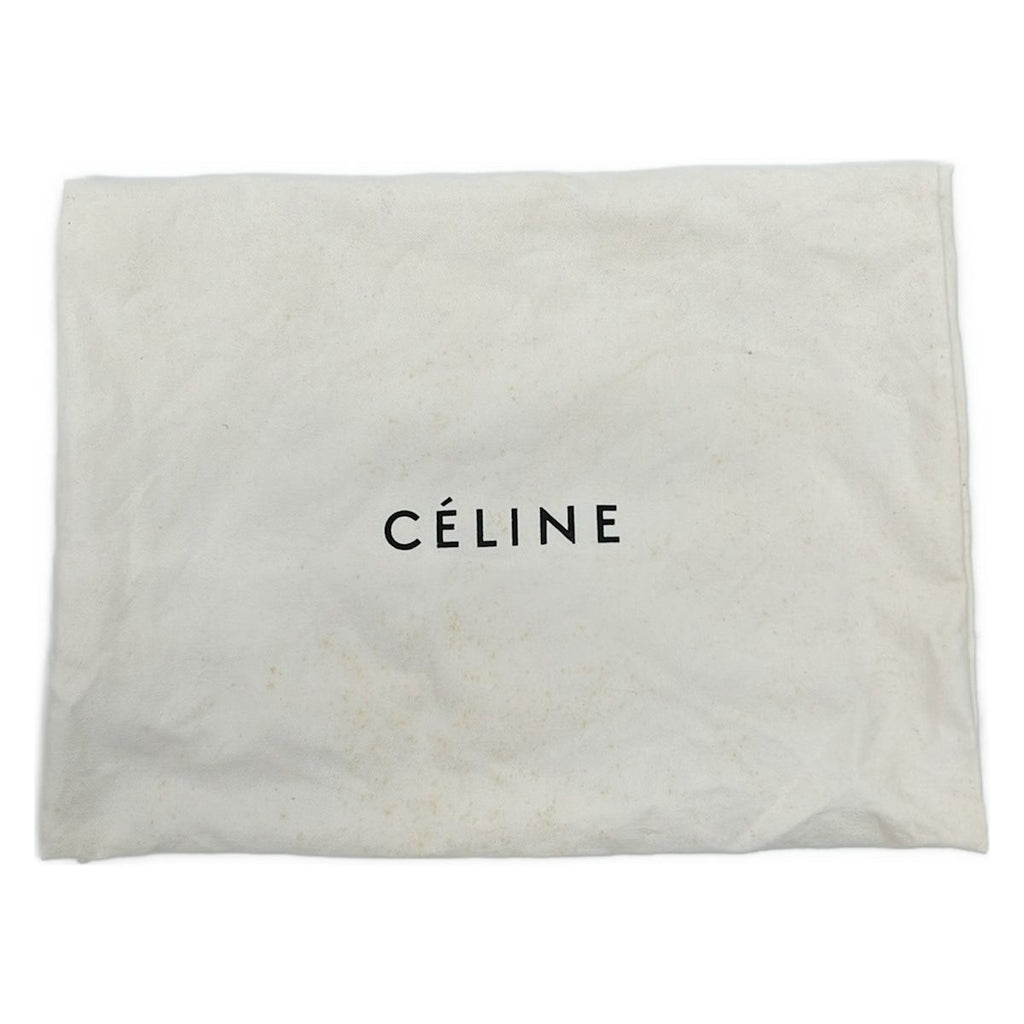 Celine Shoulder Bag Big Bucket with Long Strap Black Leather — view 8