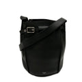 Celine Shoulder Bag Big Bucket with Long Strap Black Leather