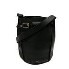 Celine Shoulder Bag Big Bucket with Long Strap Black Leather