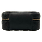 Chanel Shoulder Bag Quilted Black Matte Gold Chain — view 5