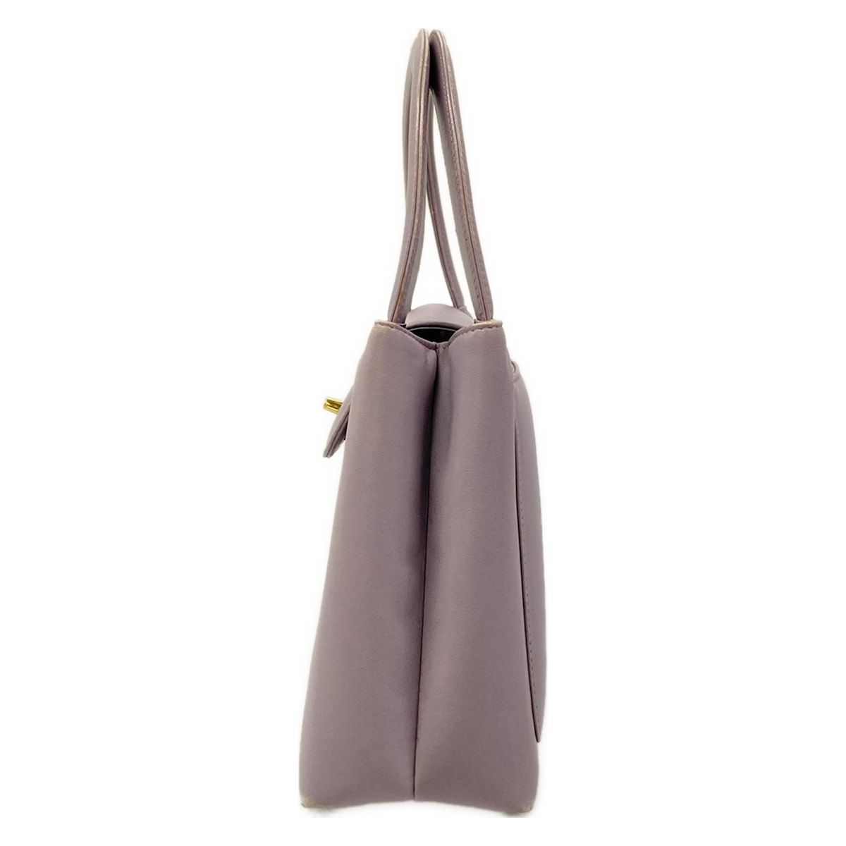 Chanel Handbag Purple Gold Lambskin — view 4