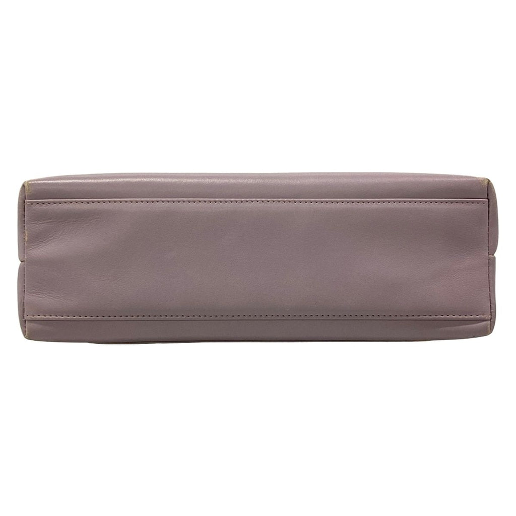 Chanel Handbag Purple Gold Lambskin — view 5