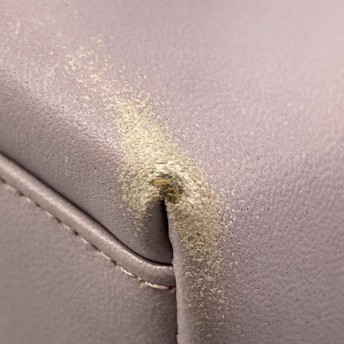Chanel Handbag Purple Gold Lambskin — view 6