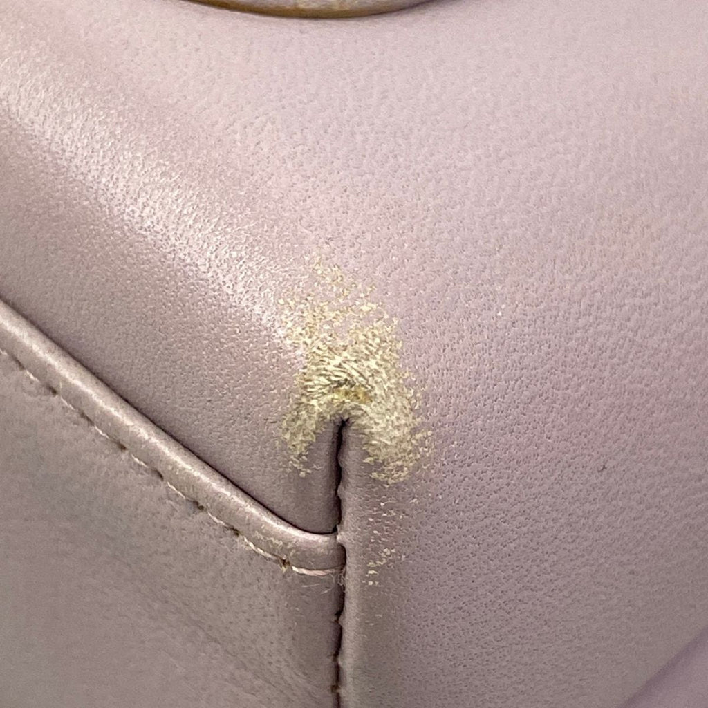 Chanel Handbag Purple Gold Lambskin — view 8