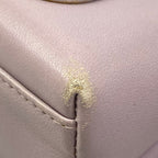 Chanel Handbag Purple Gold Lambskin — view 8