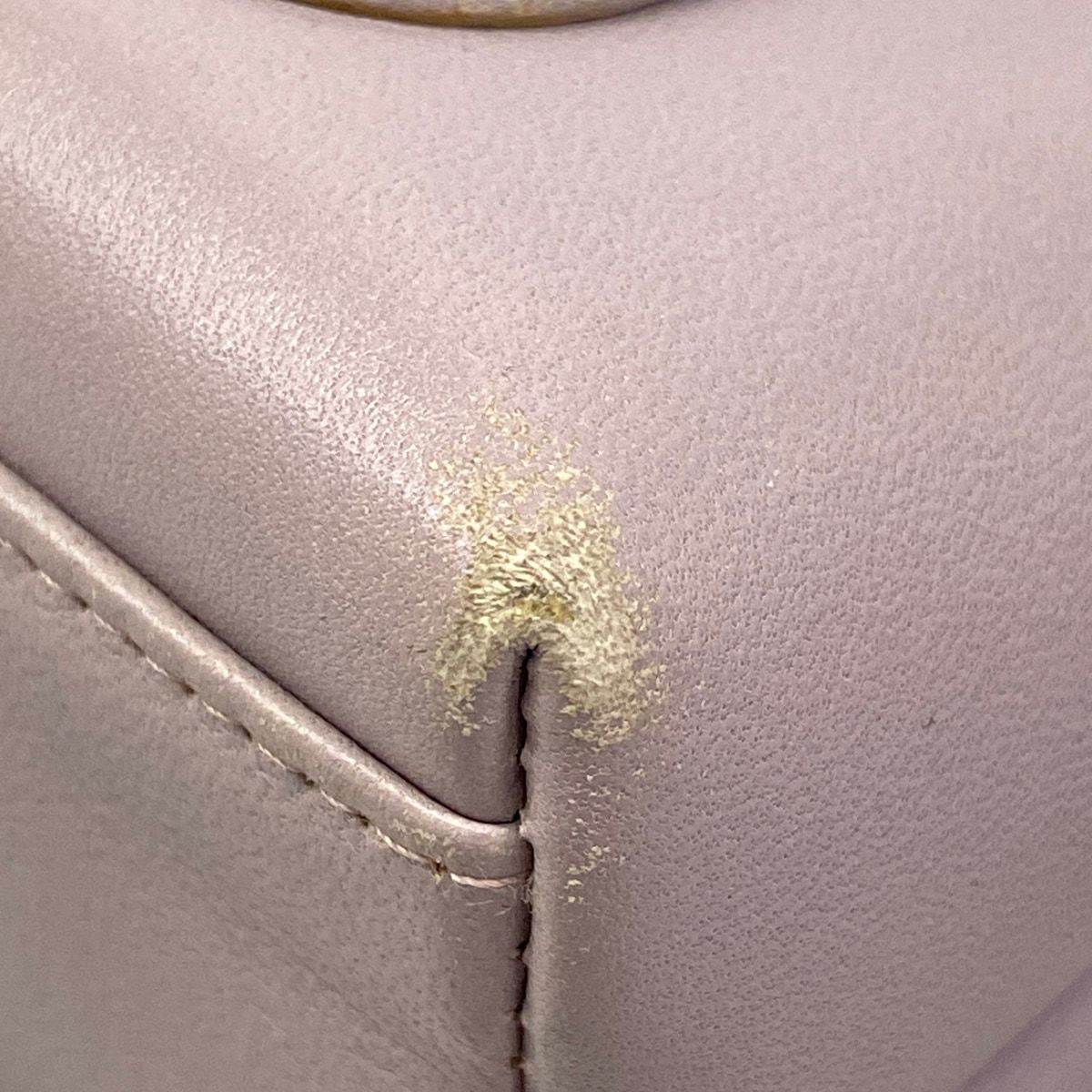 Chanel Handbag Purple Gold Lambskin — view 8