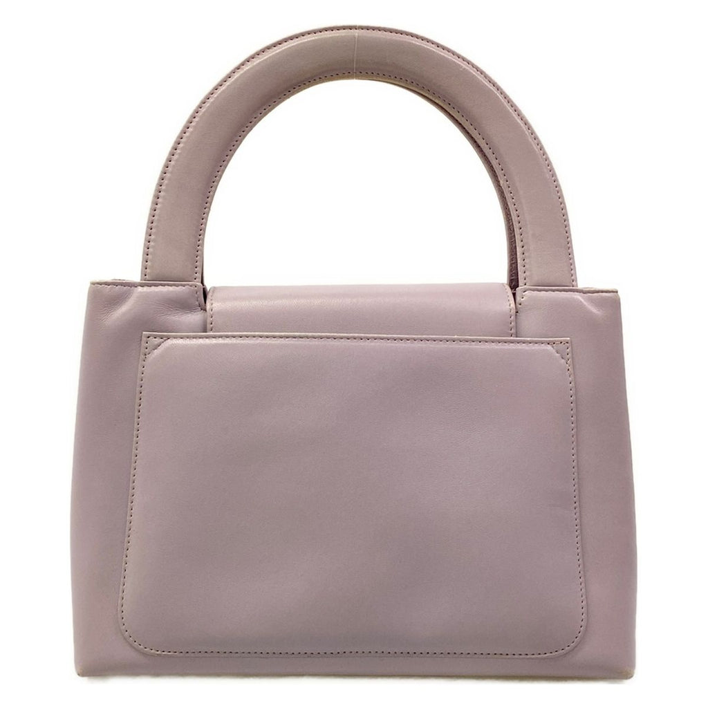 Chanel Handbag Purple Gold Lambskin — view 3