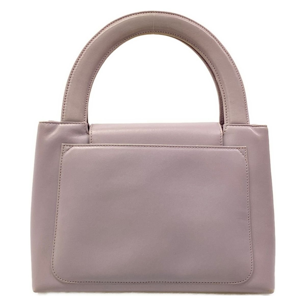 Chanel Handbag Purple Gold Lambskin — view 3