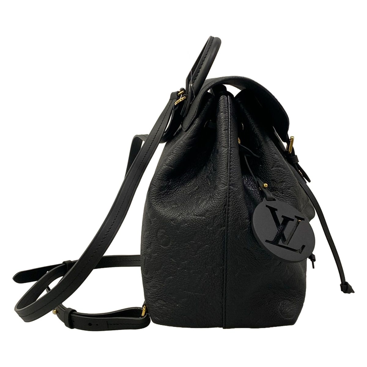 Louis Vuitton Backpack Monogram Empreinte Montsouris PM Noir Leather Cowhide — view 2