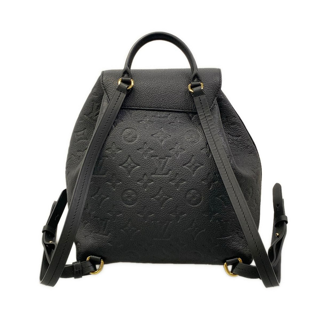 Louis Vuitton Backpack Monogram Empreinte Montsouris PM Noir Leather Cowhide — view 3