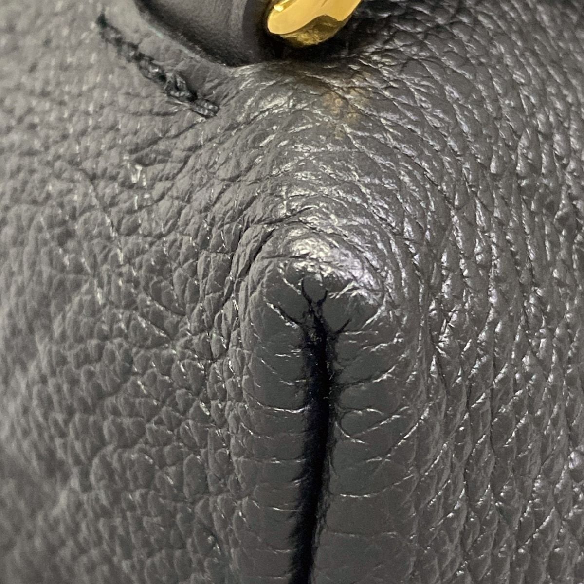 Louis Vuitton Backpack Monogram Empreinte Montsouris PM Noir Leather Cowhide — view 8