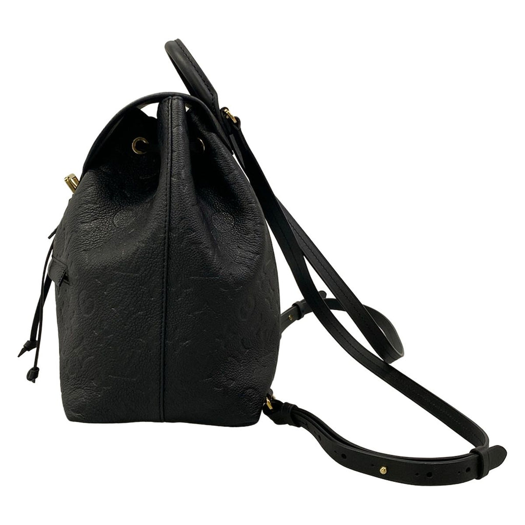 Louis Vuitton Backpack Monogram Empreinte Montsouris PM Noir Leather Cowhide — view 4