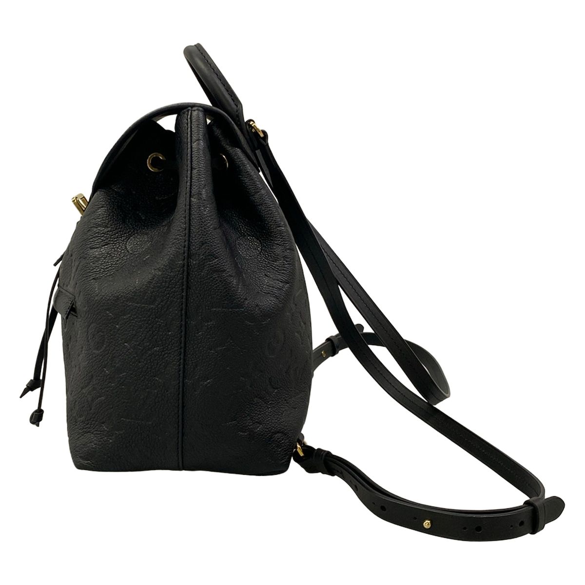 Louis Vuitton Backpack Monogram Empreinte Montsouris PM Noir Leather Cowhide — view 4