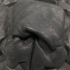 Chanel Shoulder Bag Bubble Quilt Black Chain Matte Gold Leather — view 7