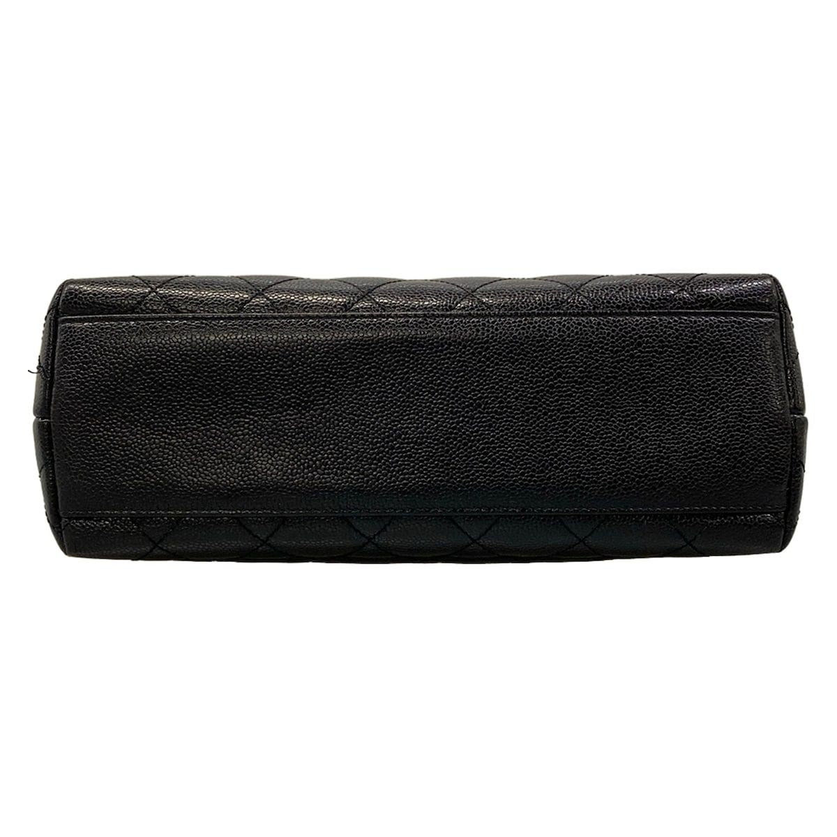 Chanel Handbag Trapezoid Bag Quilted Black Gold — view 5