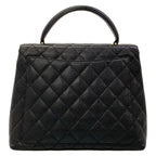 Chanel Handbag Trapezoid Bag Quilted Black Gold — view 3