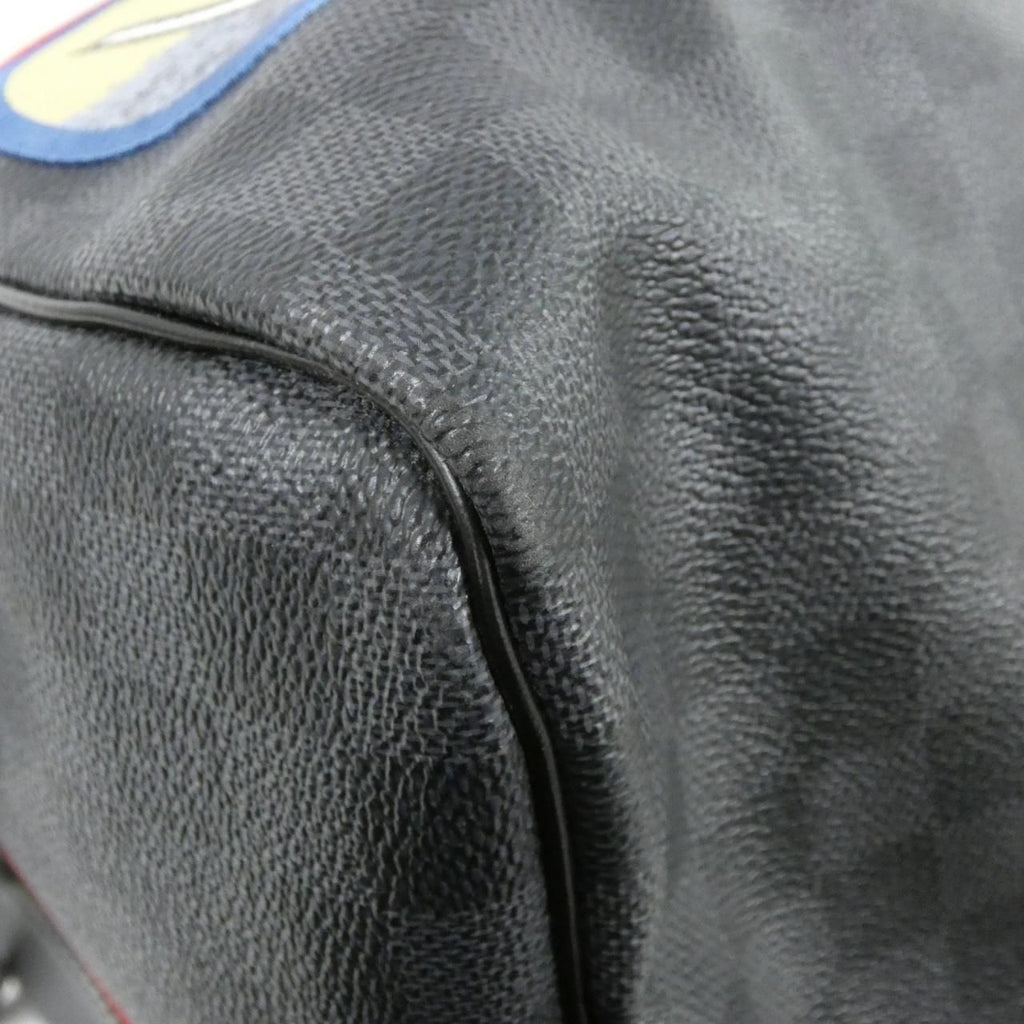 Louis Vuitton Damier Graphite Alps Keepall Bandouliere Boston Bag — view 3