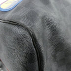 Louis Vuitton Damier Graphite Alps Keepall Bandouliere Boston Bag — view 3